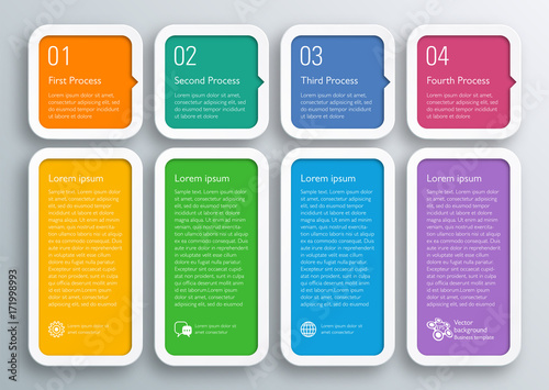 Infographics Web Banner & Label Design