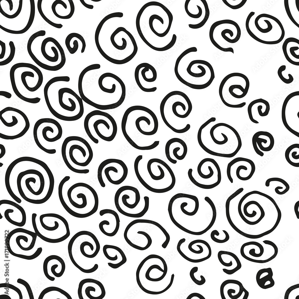 Abstract hand drawn pattern