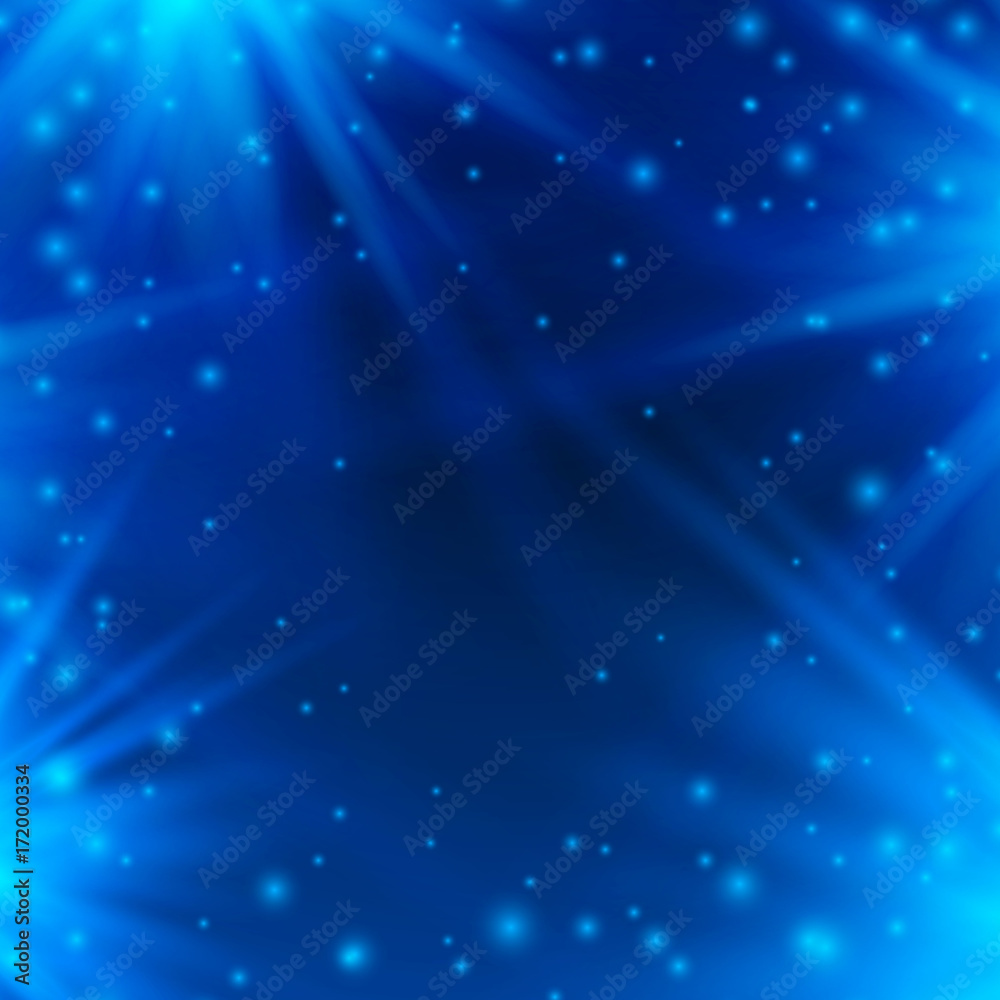 Neon background of blue with rays of light. Vector illustration Neon background of blue with rays of light. Vector illustration