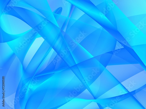 Abstract blue wave background 