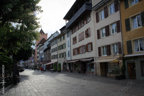 Architecture and sights of Rheinfelden, Switzerland