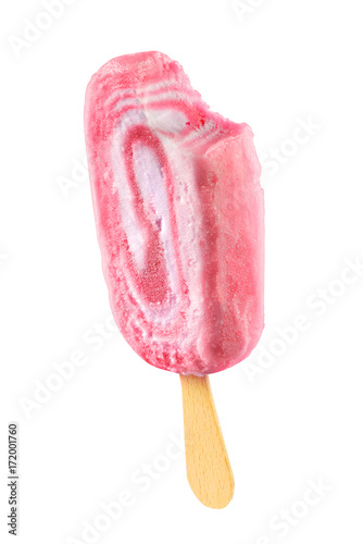 Red bited popsicle