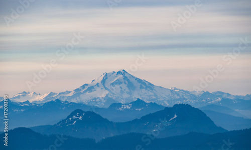 Glacier Peak, as seen from Mt. Baker