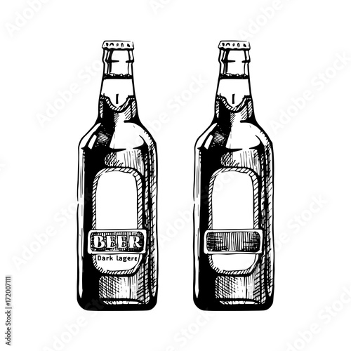 illustration of Beer bottle