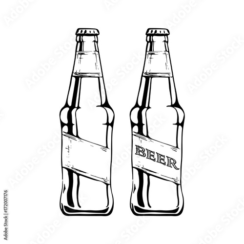 illustration of Beer bottle