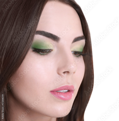 Young beautiful woman with ...