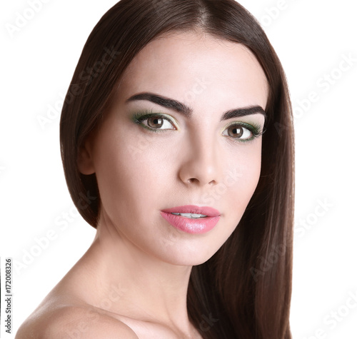 Young beautiful woman with ...