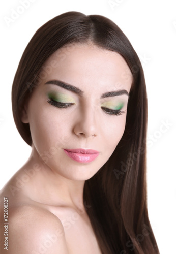 Young beautiful woman with ...