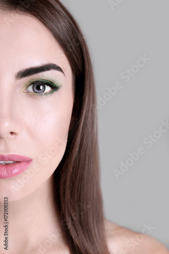 Young beautiful woman with ...