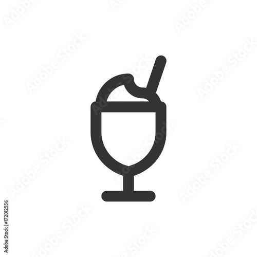 Coffee Line - Iced Latte Icon