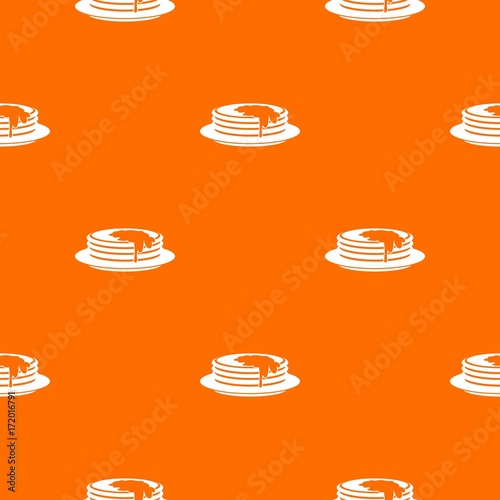Pancakes pattern seamless