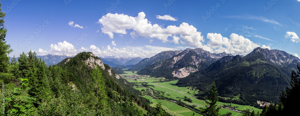 Valley in the alps