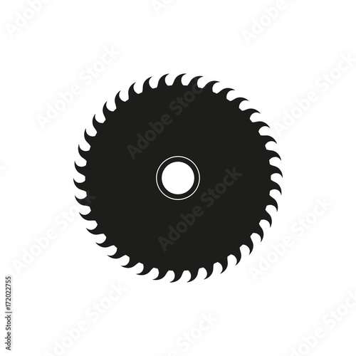 Saw. Vector.