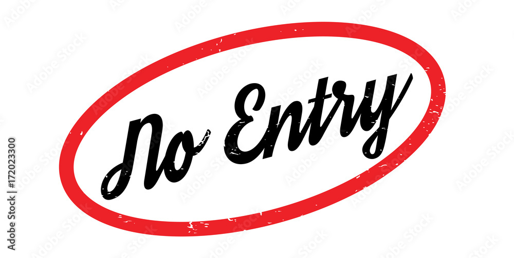 No Entry rubber stamp. Grunge design with dust scratches. Effects can be easily removed for a clean, crisp look. Color is easily changed. No Entry rubber stamp. Grunge design with dust scratches. Effects can be easily removed for a clean, crisp look. Color is easily changed.