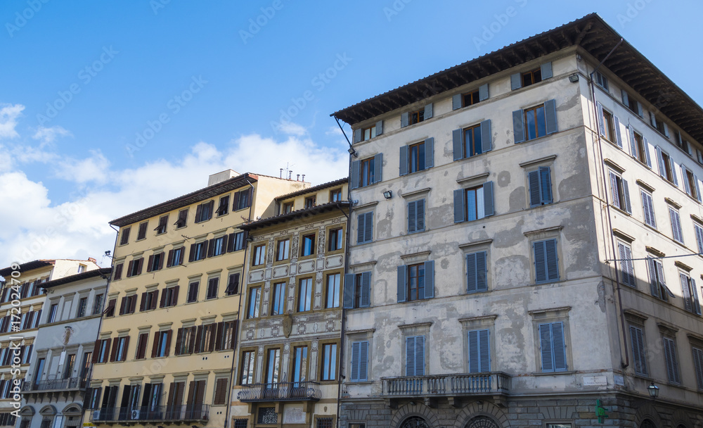 The city center of Florence
