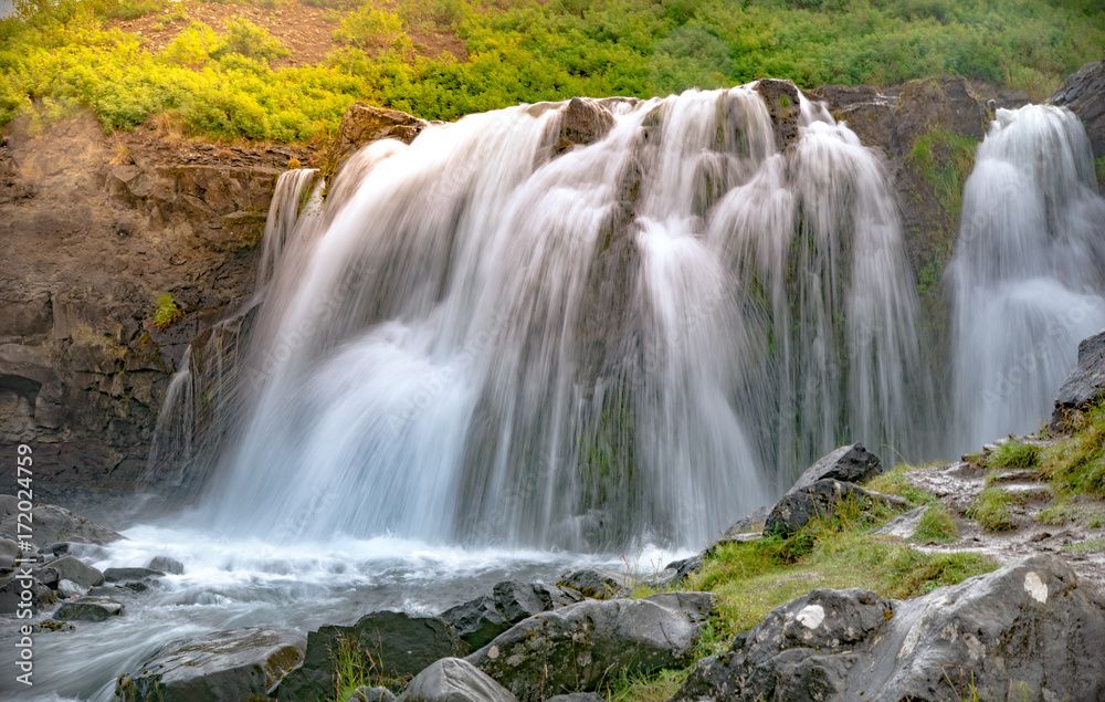 Small Roadside Waterfall Small Roadside Waterfall