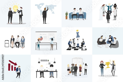 Vector collection of business people © Rawpixel.com