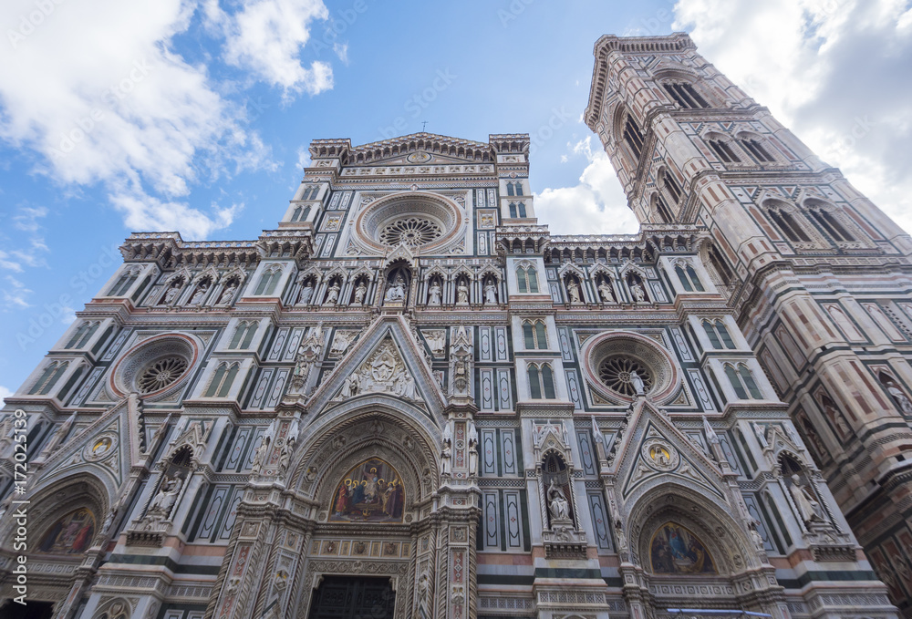 Cathedral of Santa Maria del Fiore in Florence on Duomo Square