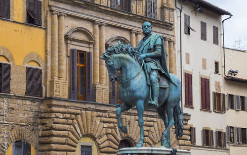 Cosimo Statue on Signoria Square in Florence (called Statua equestre di Cosimo)