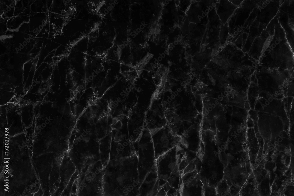 Black marble texture in natural pattern with high resolution for background and design art work. Black stone floor.