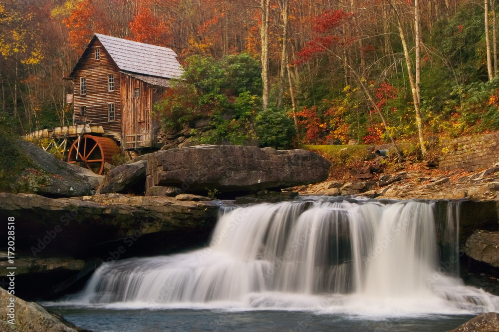 Fototapeta premium Glade Creek Grist Mill