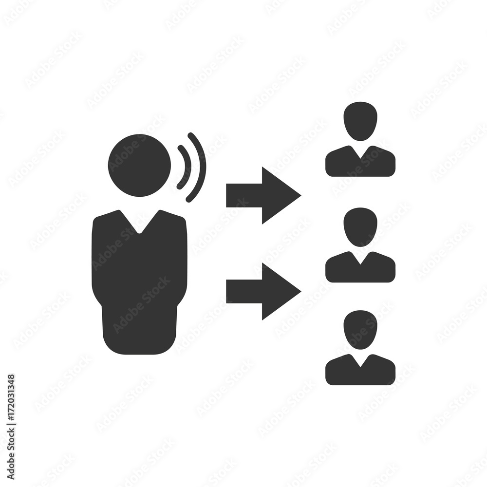 Business Announcement Icon Business Announcement Icon