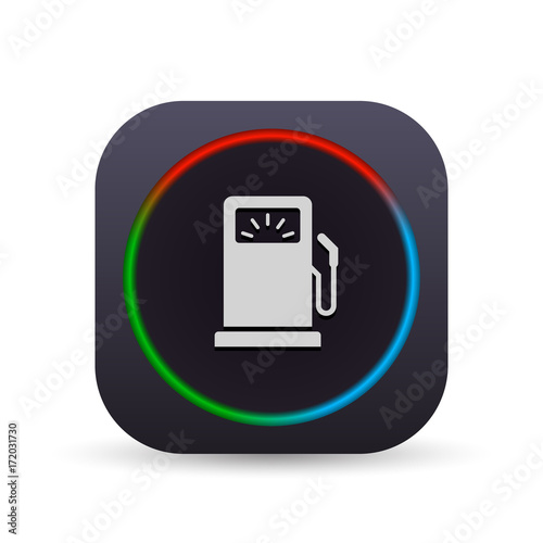 Dark MultiColor Web Button