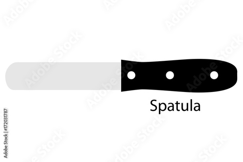 Spatula, Isolated on White