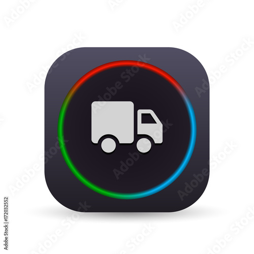 Dark MultiColor Web Button