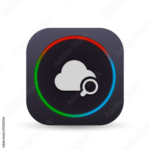 Dark MultiColor Web Button
