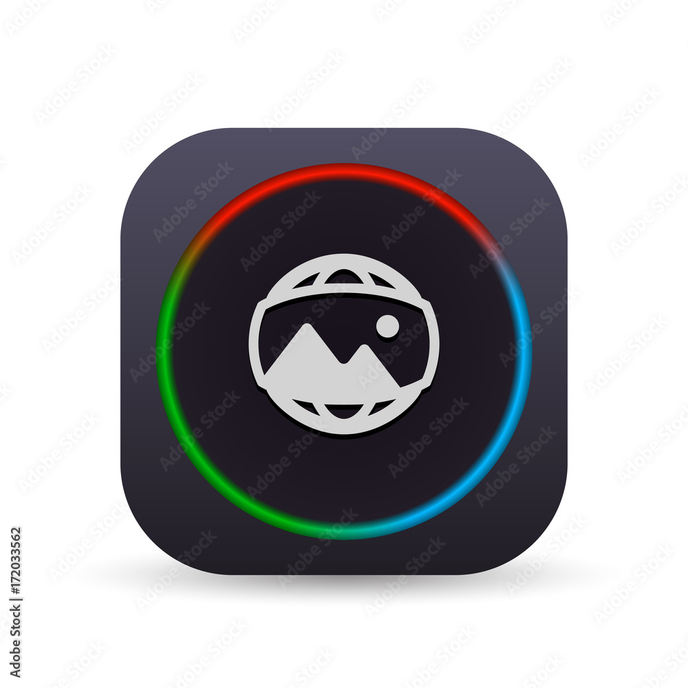 Dark MultiColor Web Button Dark MultiColor Web Button