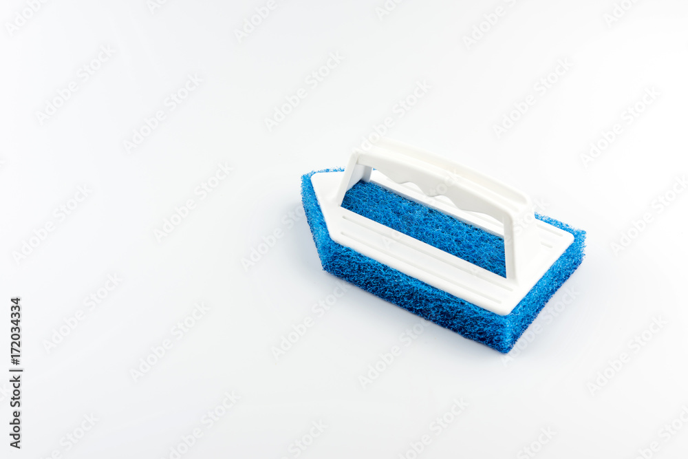 brush for cleaning on white background brush for cleaning on white background