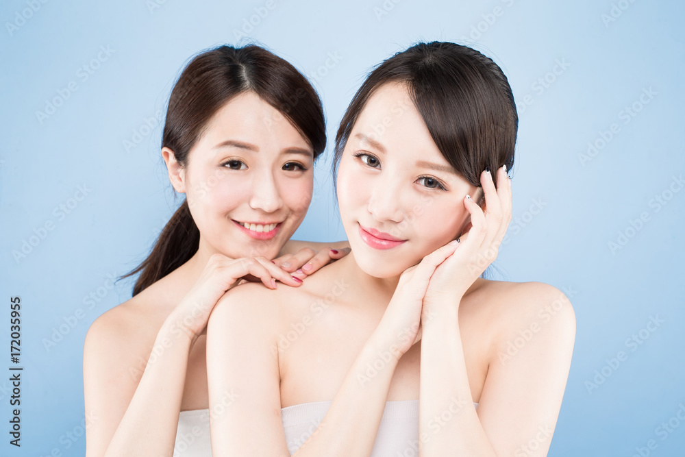 two beauty woman two beauty woman