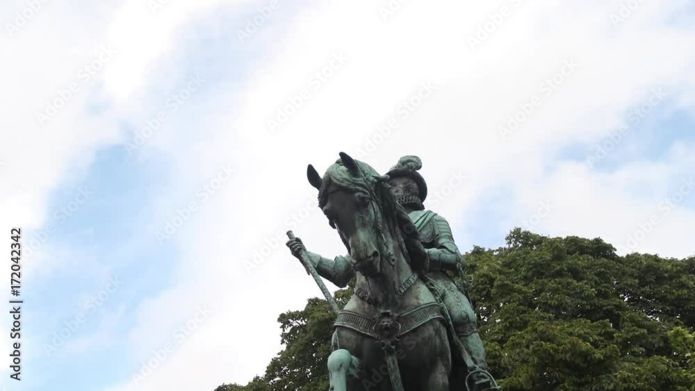 The Hague, Netherlands- Noordeinde Palace Statue The Hague, Netherlands- Noordeinde Palace Statue