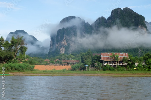 Landscape house in the mountains