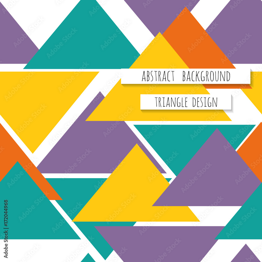 Triangle seamless pattern background. Can be used for business brochure cover design. Triangle seamless pattern background. Can be used for business brochure cover design.
