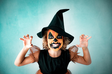 Halloween Pumpkin Autumn Holiday Concept
