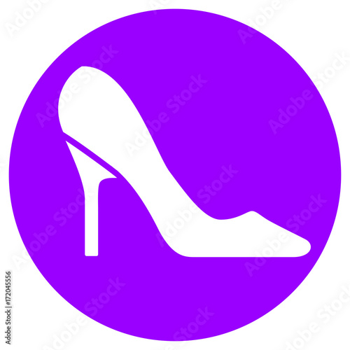 high heels concept icon