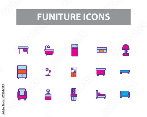 Funiture Vector Icons
