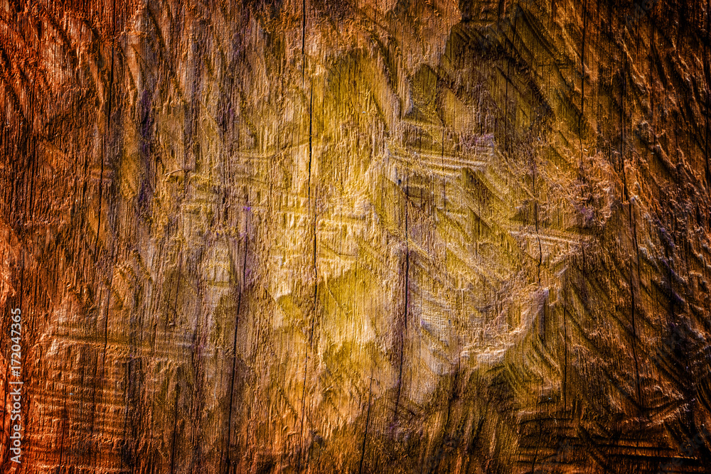 Naklejka premium The old wood texture with natural patterns and cracks on the surface as background