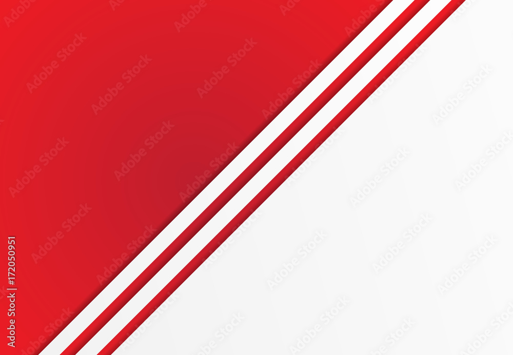 Abstract background red with white lines diagonal copy space for print, ad,  magazine, poster, brochure, leaflet, flyer, Vector Stock Vector | Adobe  Stock