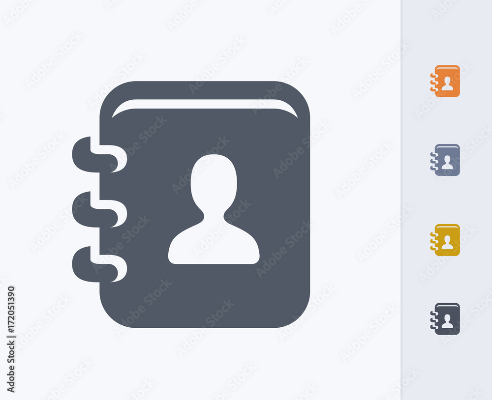 Contacts Book - Carbon Icons. A professional, pixel-aligned icon designed on a 32x32 pixel grid and redesigned on a 16x16 pixel grid for very small sizes. Contacts Book - Carbon Icons. A professional, pixel-aligned icon designed on a 32x32 pixel grid and redesigned on a 16x16 pixel grid for very small sizes.