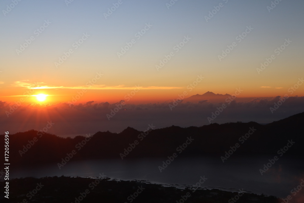 sunset batur sunset batur