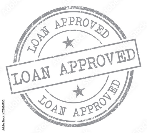 Loan Approved Rubber Stamp