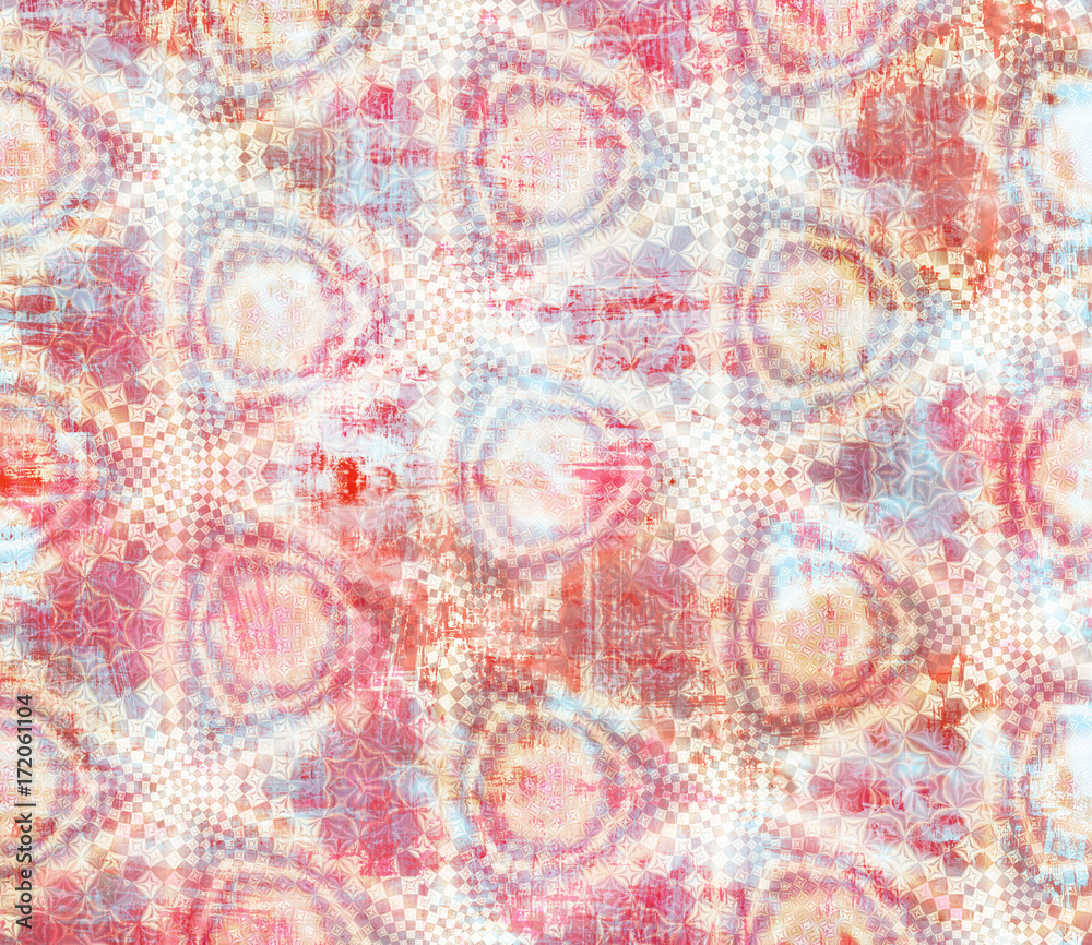 Ancient geometrical shabby background, red Ancient geometrical shabby background, red