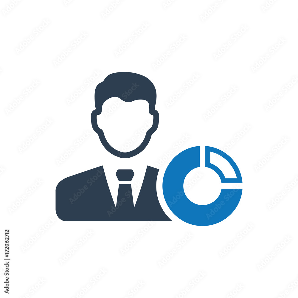 Presenting Business Report Icon