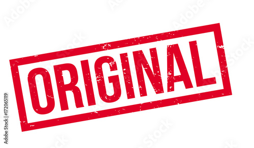 Original rubber stamp. Grunge design with dust scratches. Effects can be easily removed for a clean, crisp look. Color is easily changed.