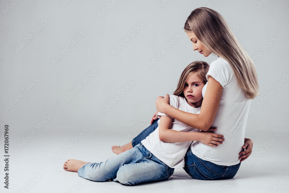 Mother with daughter Mother with daughter
