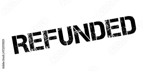 Refunded rubber stamp. Grunge design with dust scratches. Effects can be easily removed for a clean, crisp look. Color is easily changed.