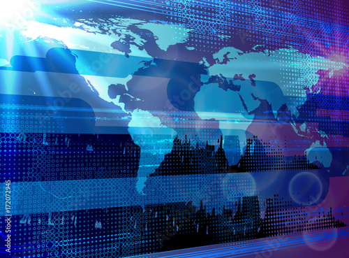 World Map Background